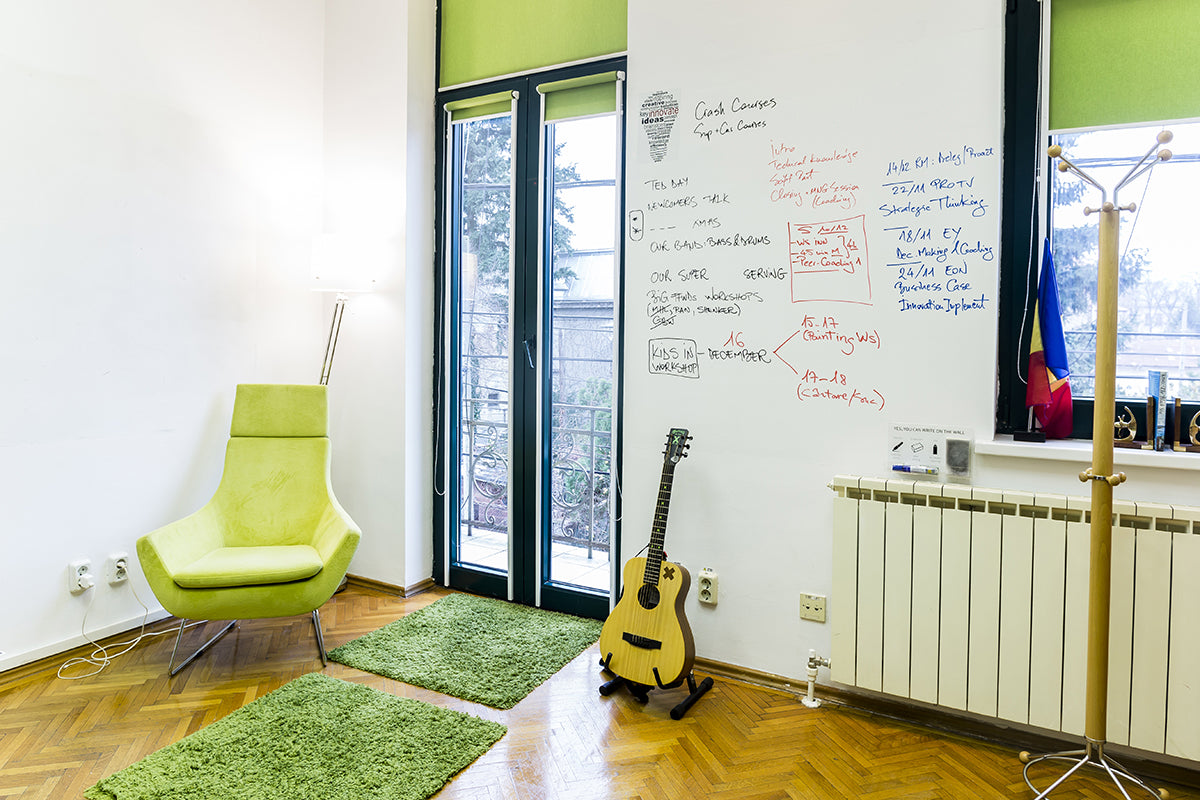 Escreo Whiteboard Paint in the office