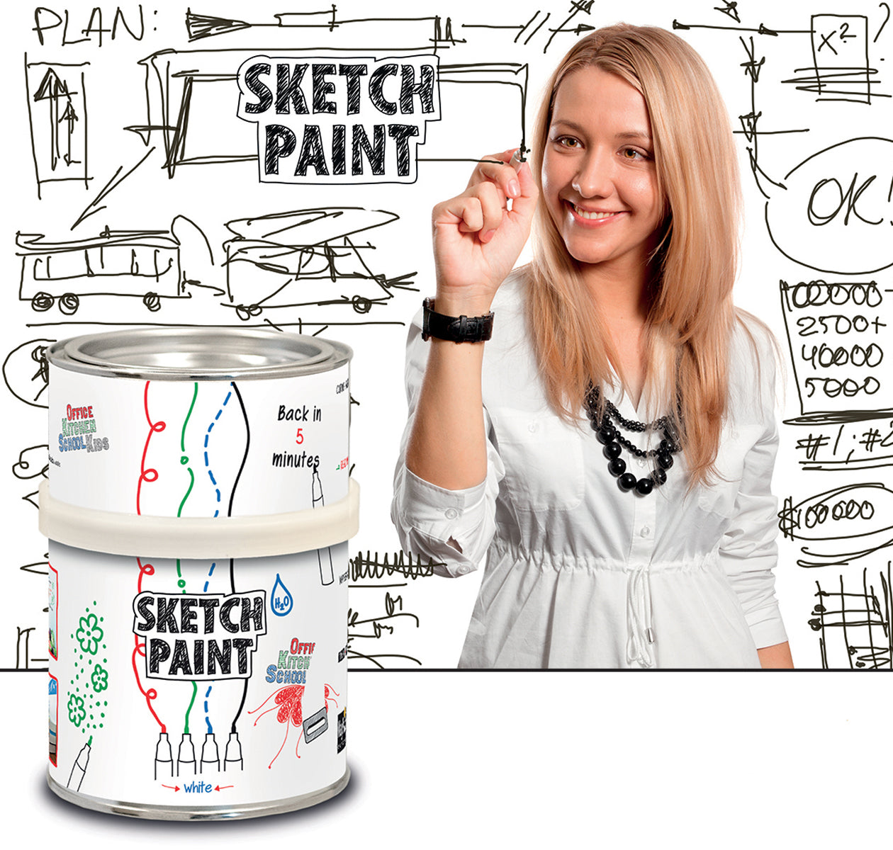 SketchPaint Whiteboard Paint