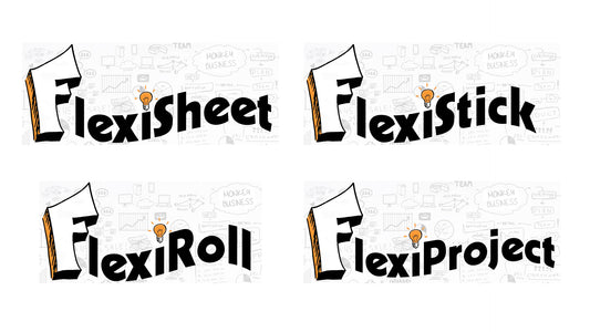Buying Guide - FlexiSheet, FlexiStick, FlexiRoll or FlexiProject?