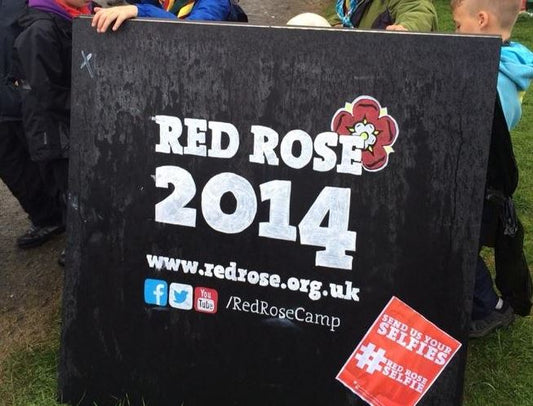 Red Rose Camp 2014 - Scouts try out Blackboard paint
