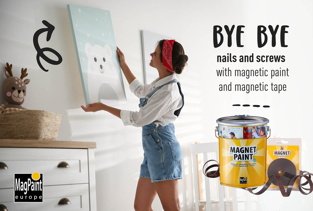 Bye bye nails & screws... Hello MagnetPaint