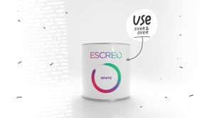 Escreo Whiteboard Paint - White