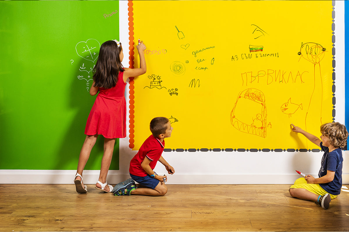 Escreo Whiteboard Paint in a school